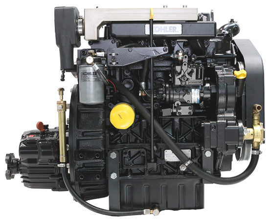42 kW Kohler diesel merimoottori Lombardini Marine